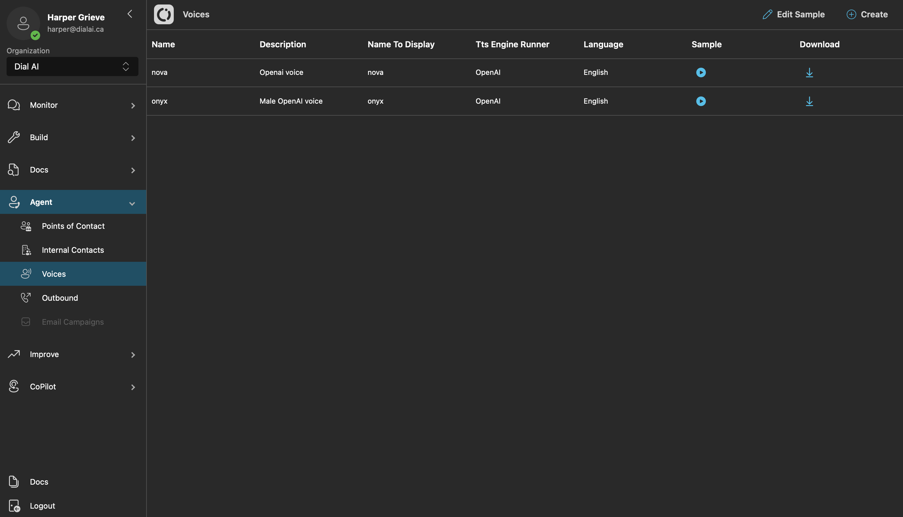 Voices Page