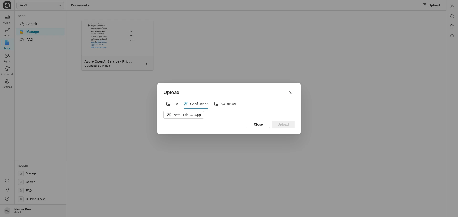 Confluence connector in light mode