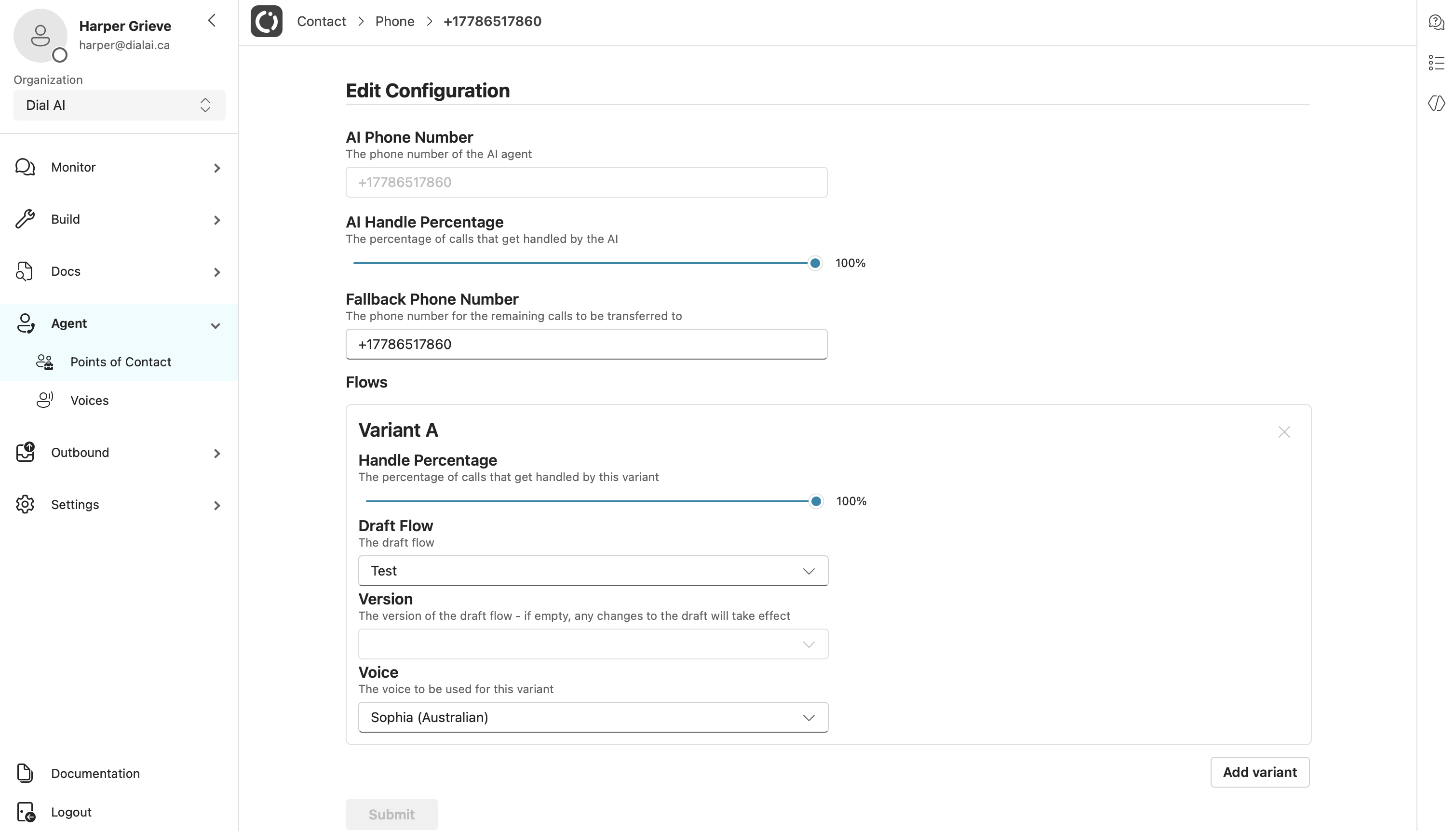 Points Of Contact Page