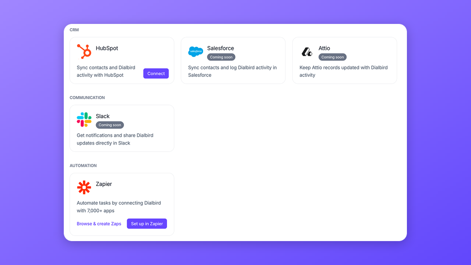 Integrations