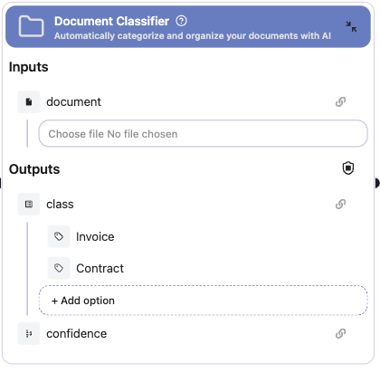 Document classifier