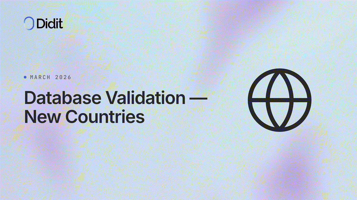 Didit database validation — Argentina coverage launch and improved Panama integration