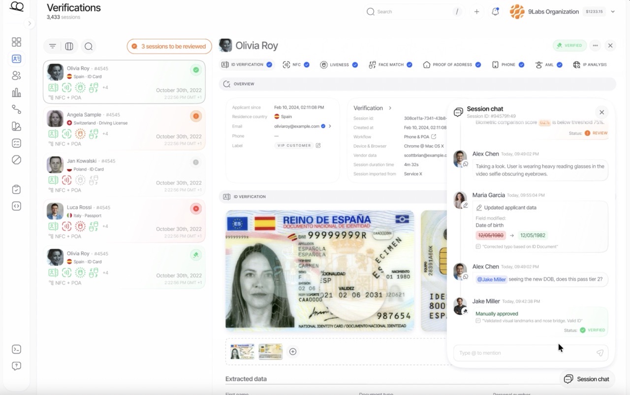 Session chats - Didit Documentation