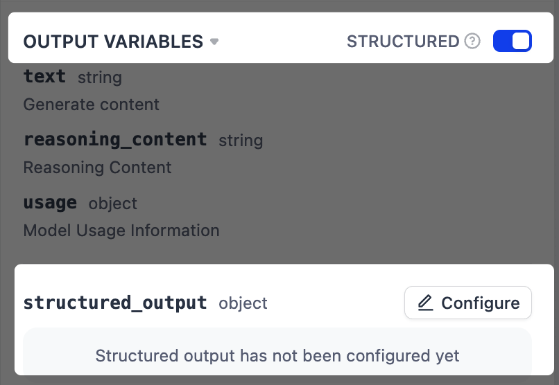 Structured Output