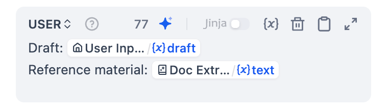 User Message