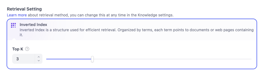 Retrieval Setting