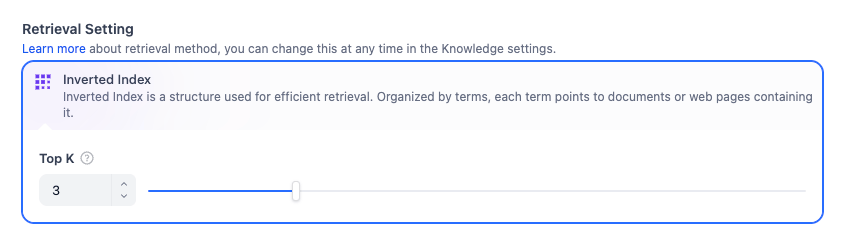 Retrieval Setting