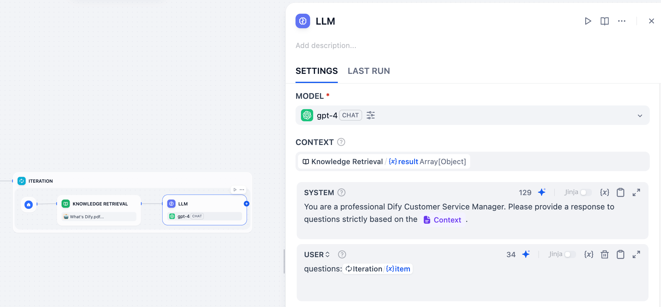 Add LLM Prompt