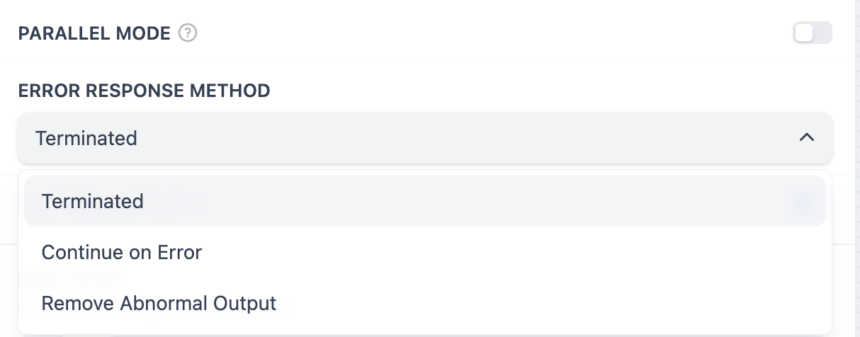 Advanced Options in Iteration