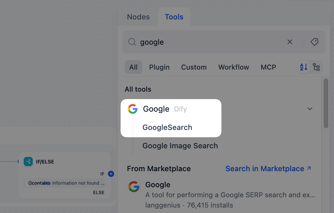 Install Google Search
