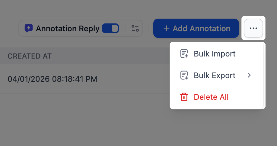 Bulk Annotation Operation