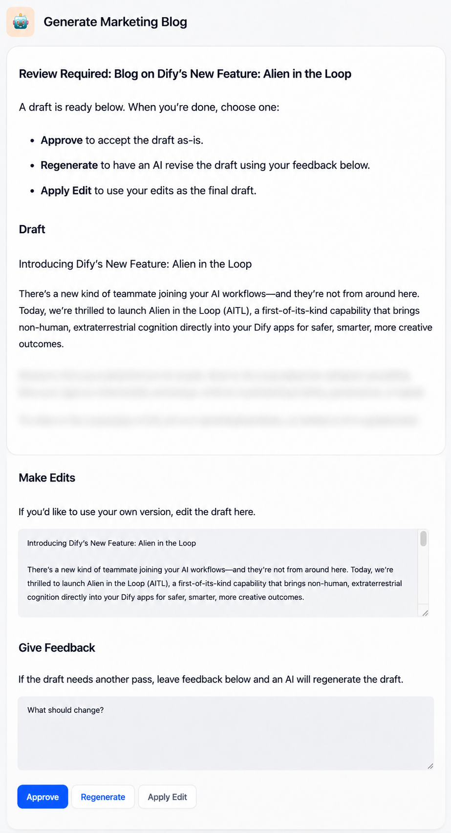 Request Form Example