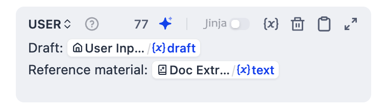 User Message