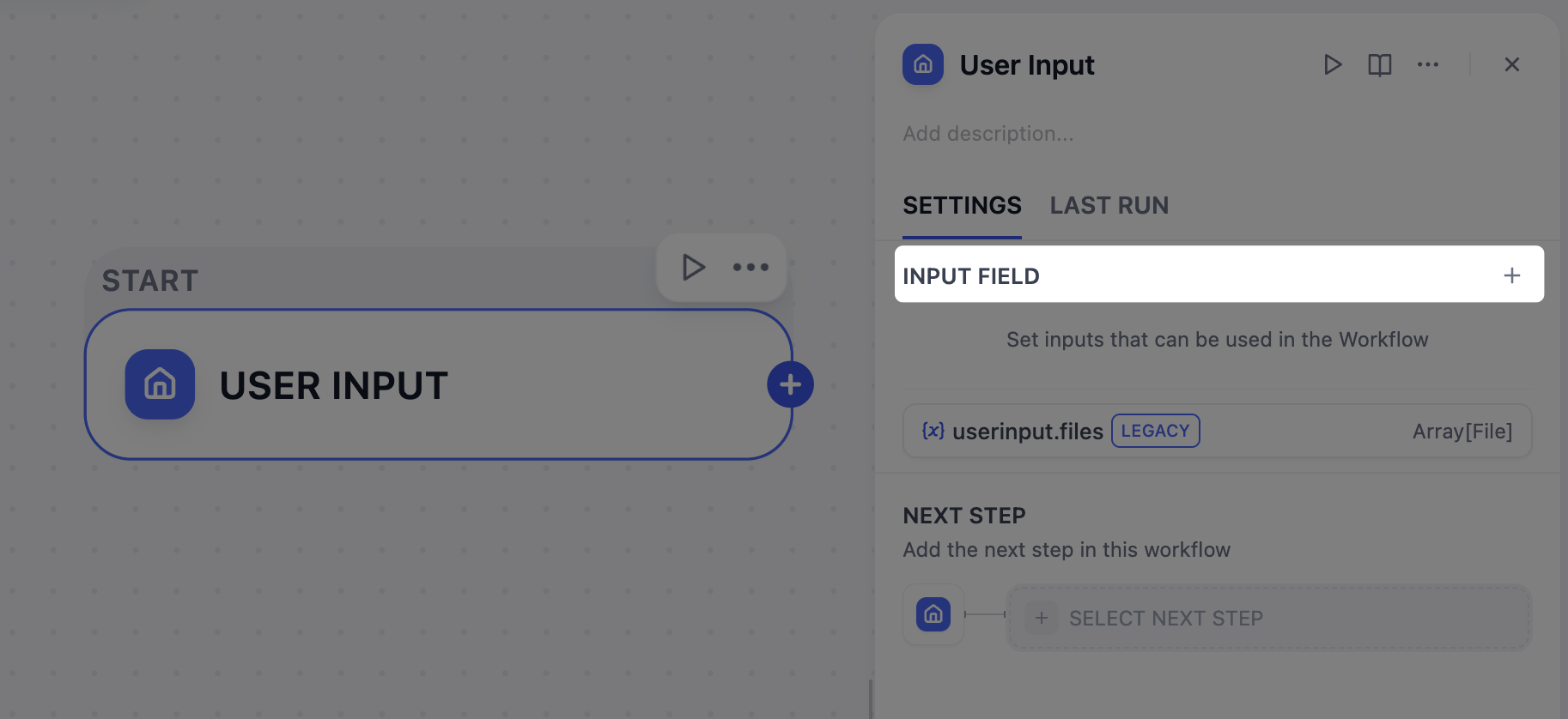 User Input Node User Input Node