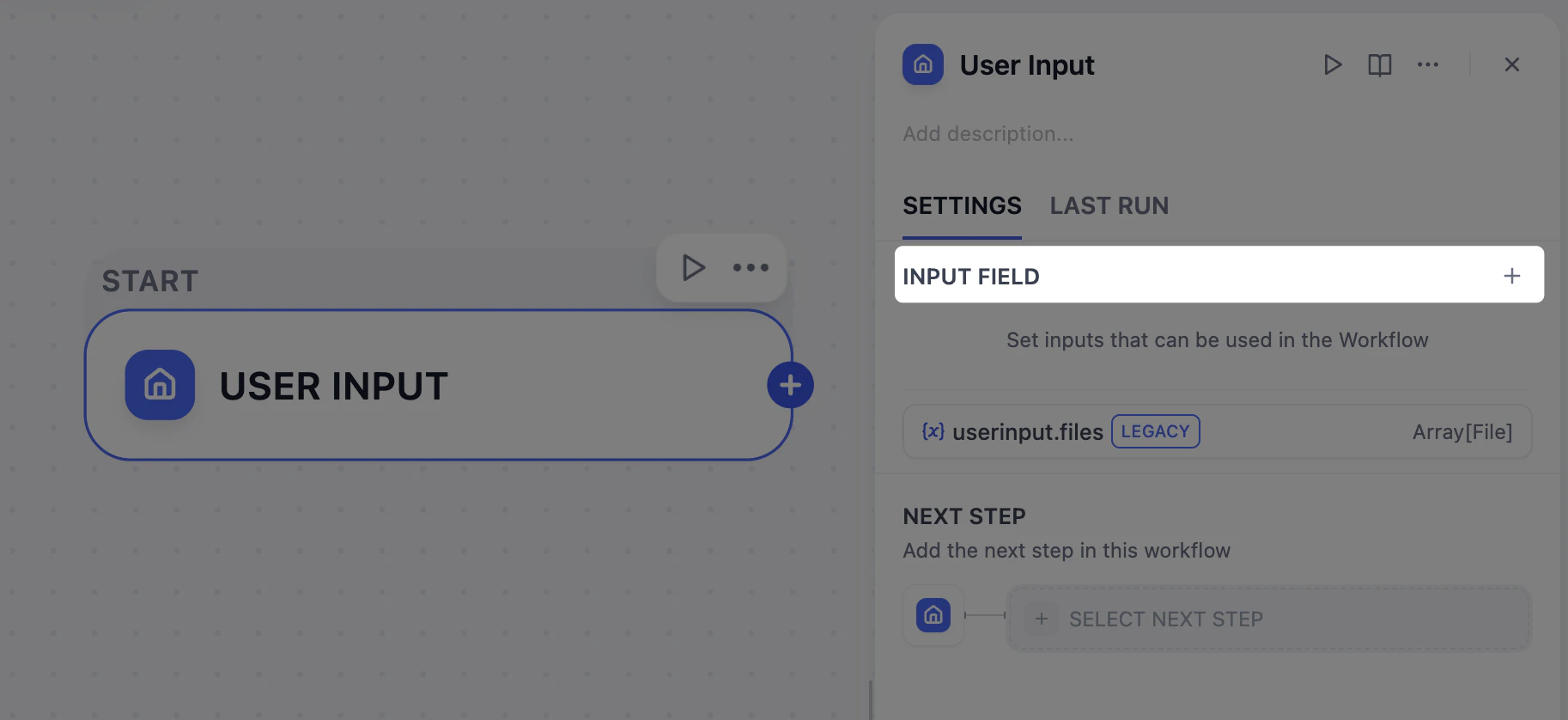 User Input Node User Input Node