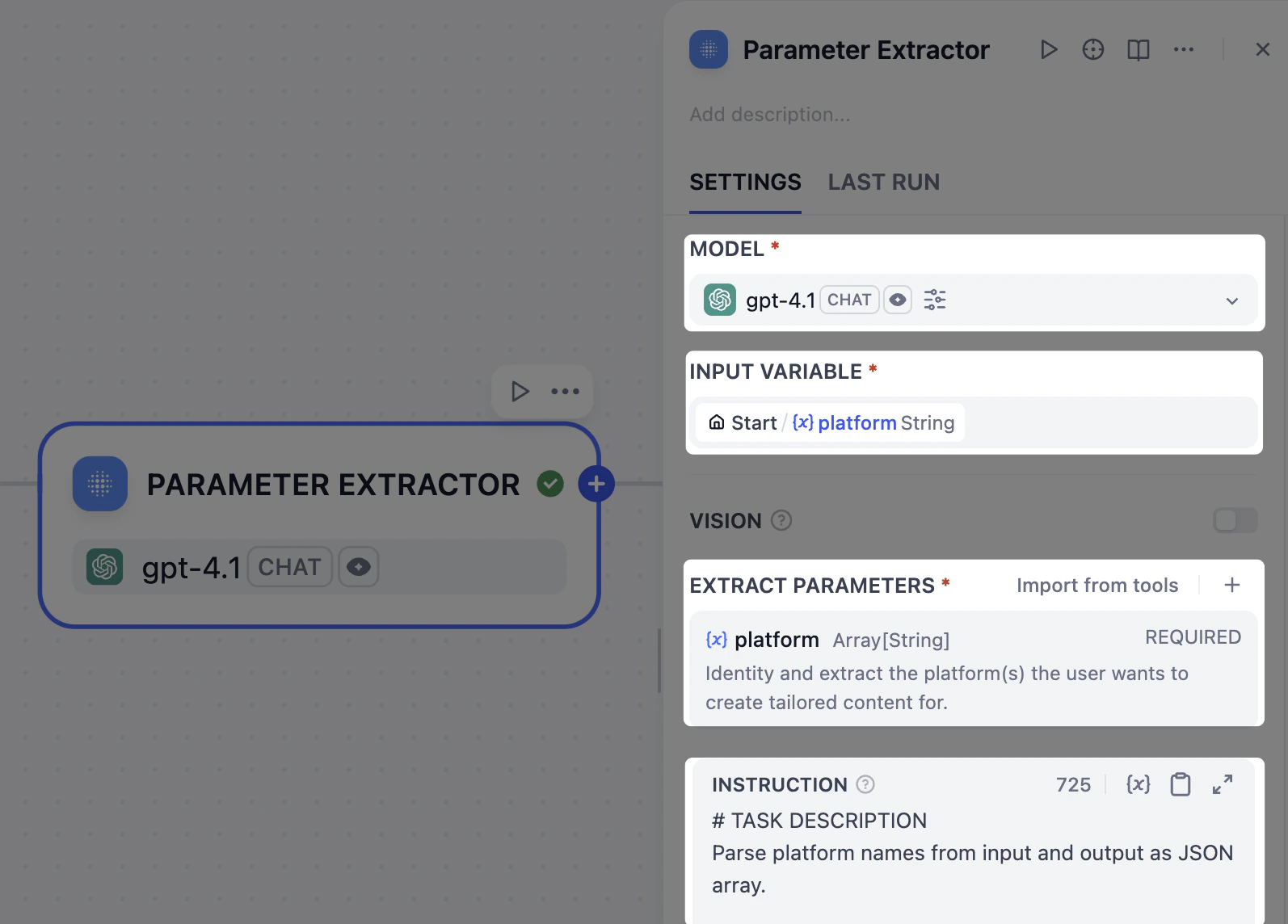 Paramater Extractor Paramater Extractor