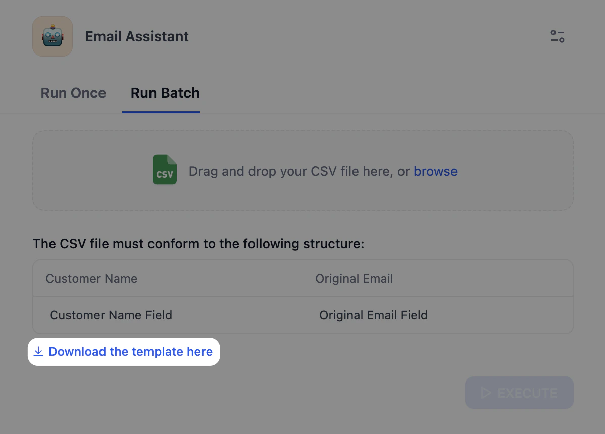 テンプレートをダウンロード