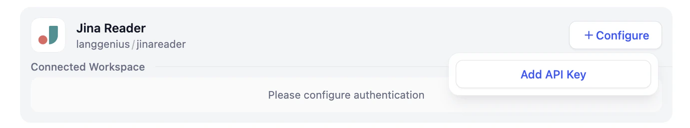 添加API Key