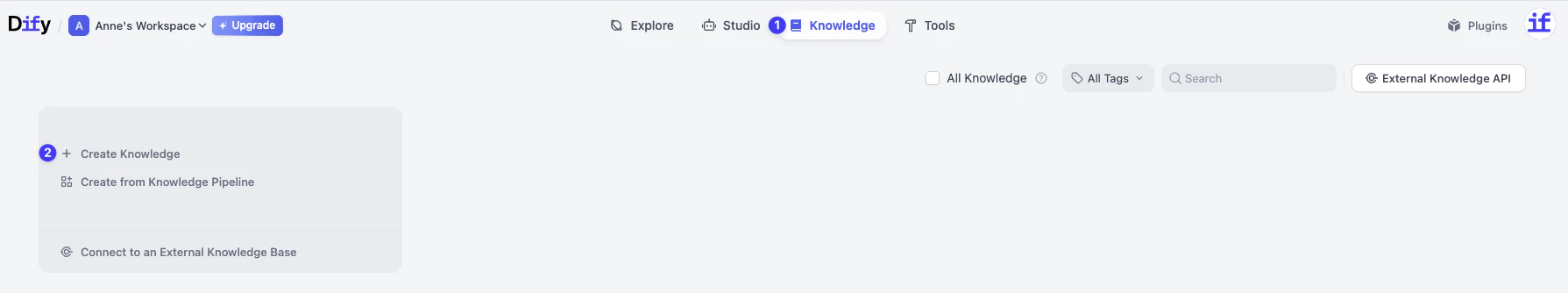 ナレッジを作成