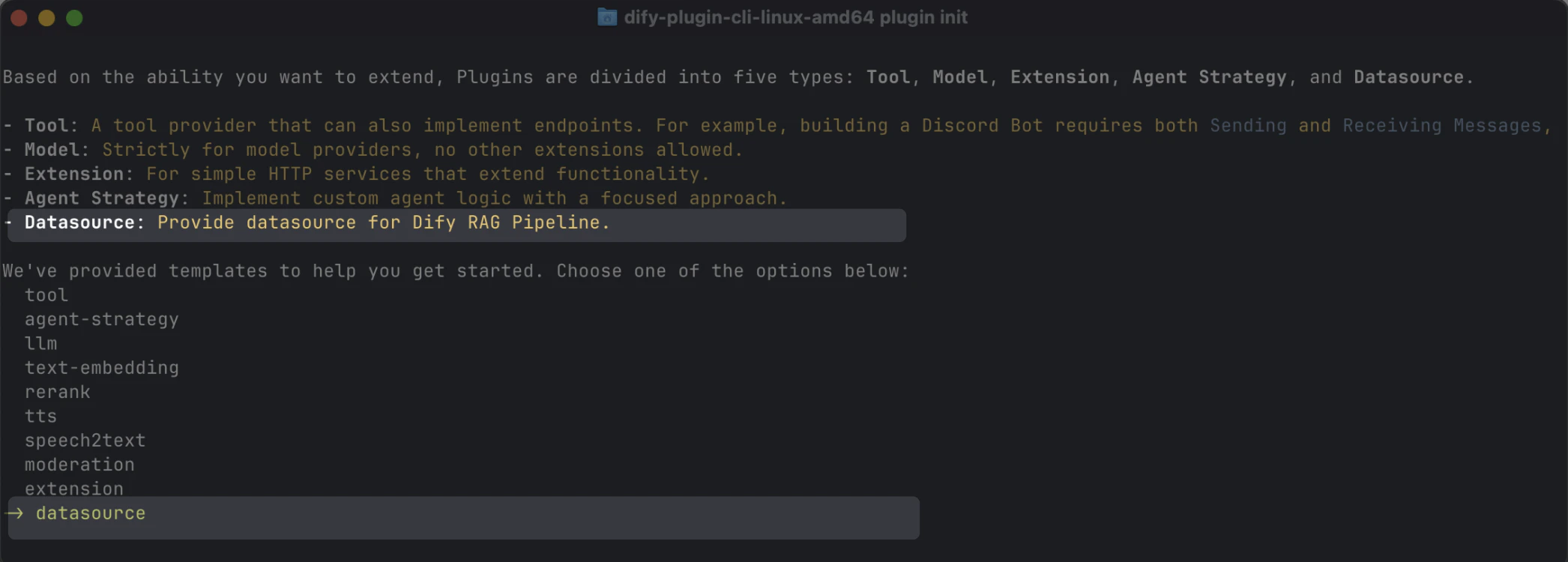 Datasource Plugin Init