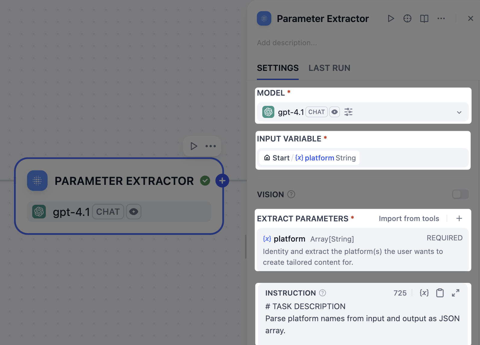 Paramater Extractor Paramater Extractor