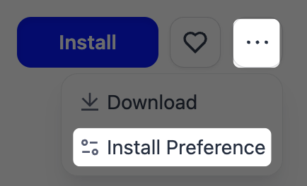 Install Preference