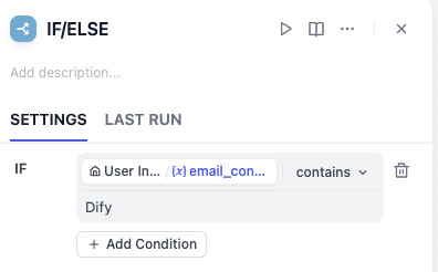 Contains