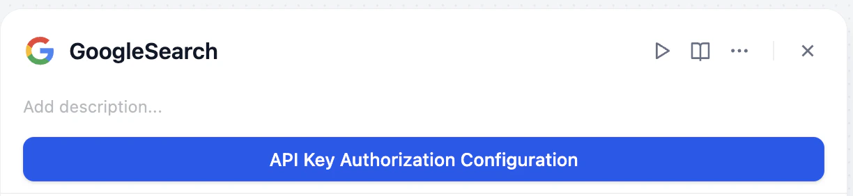 Google Search の設定