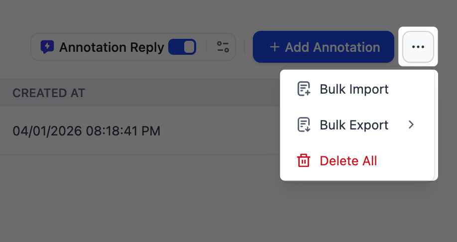 Bulk Annotation Operation