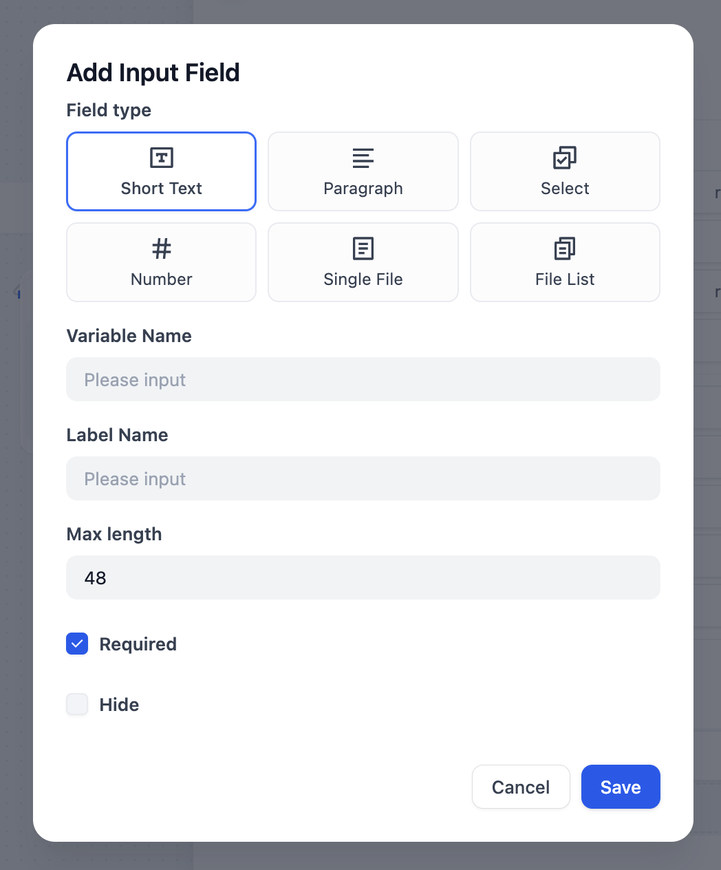 Variable Slash Insert