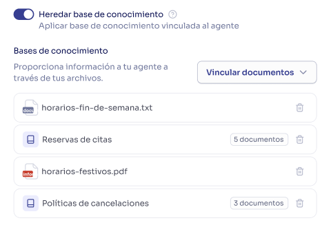 Bases de conocimiento en nodo