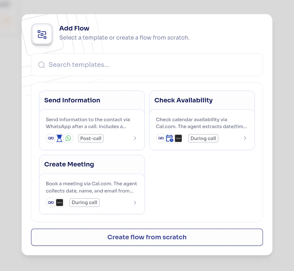 Workflow templates catalog