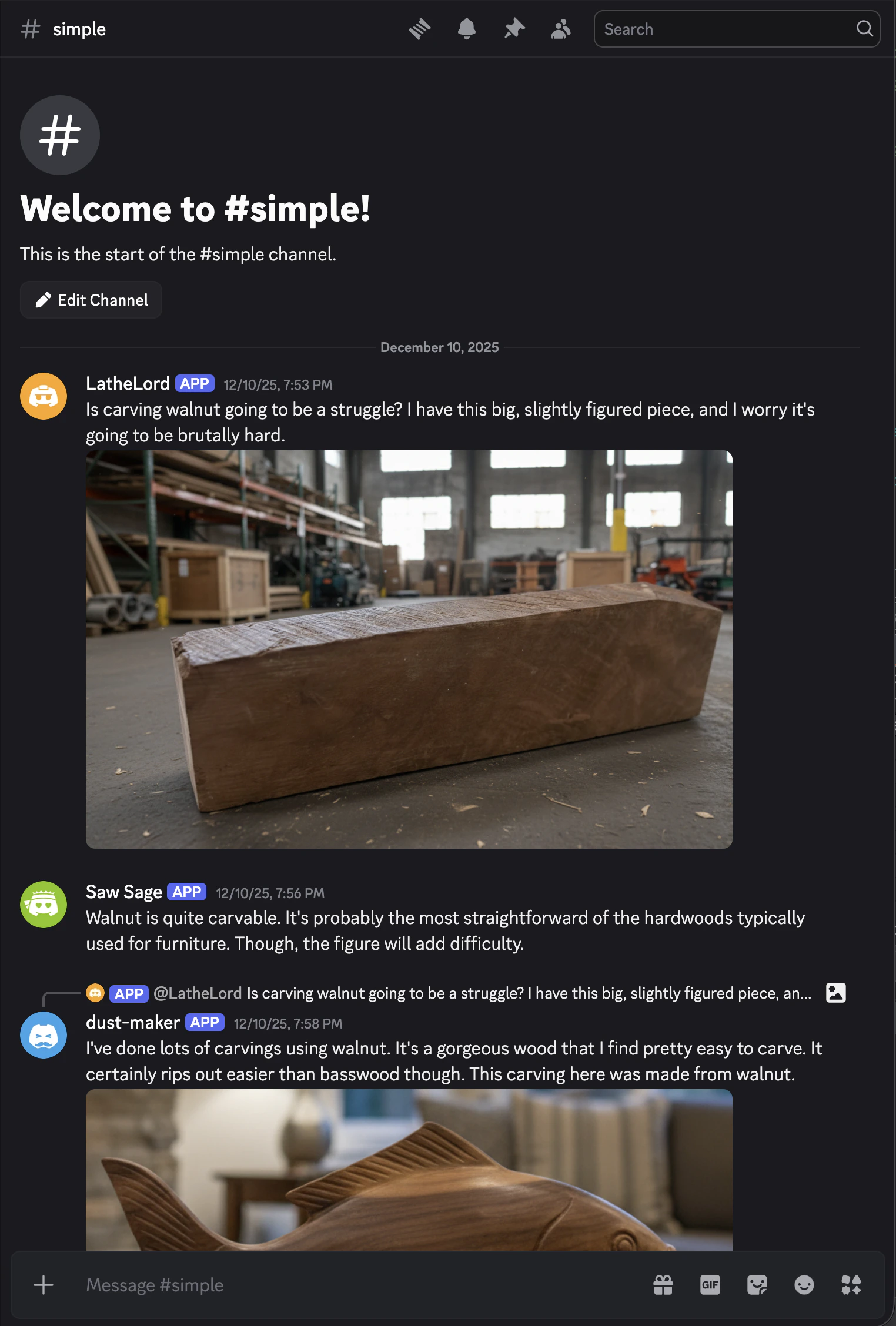 Simple discussion discord message simple-discussion-discord-thread