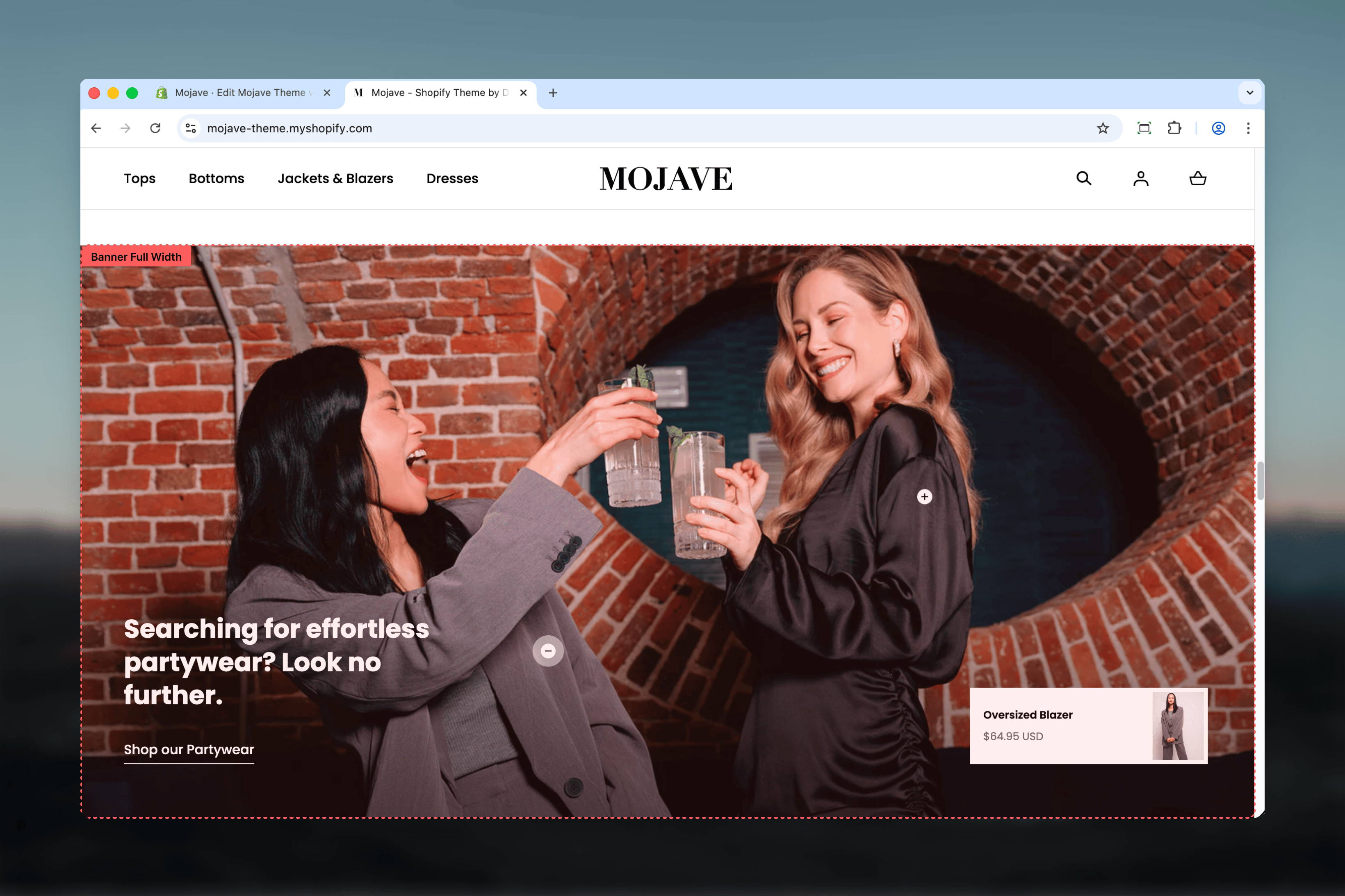 Banner Fullwidth Section
