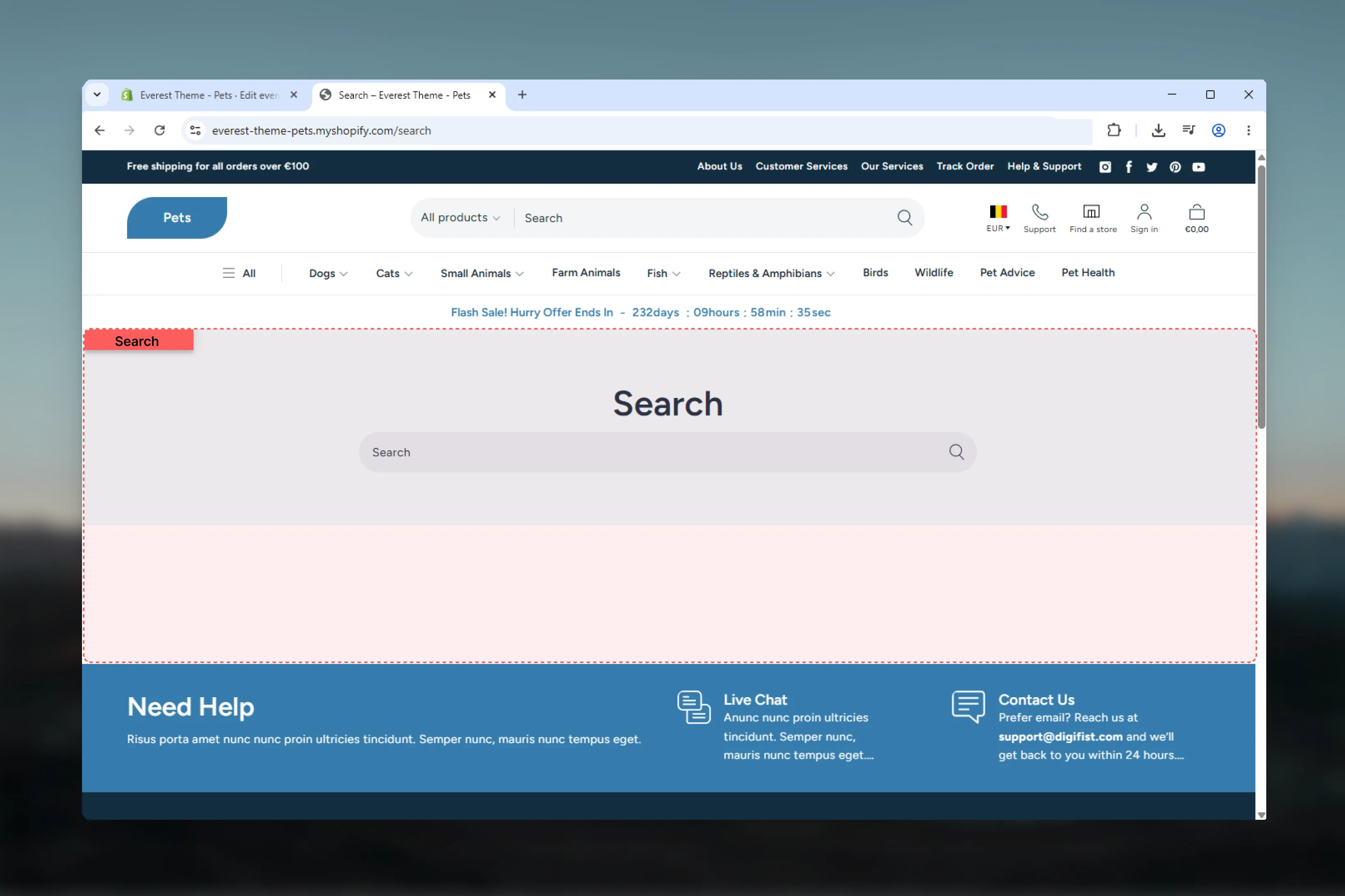 Search overview
