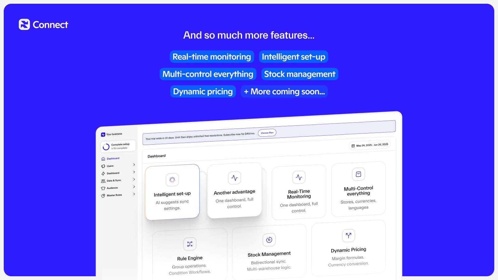 Galantis Connect feature overview