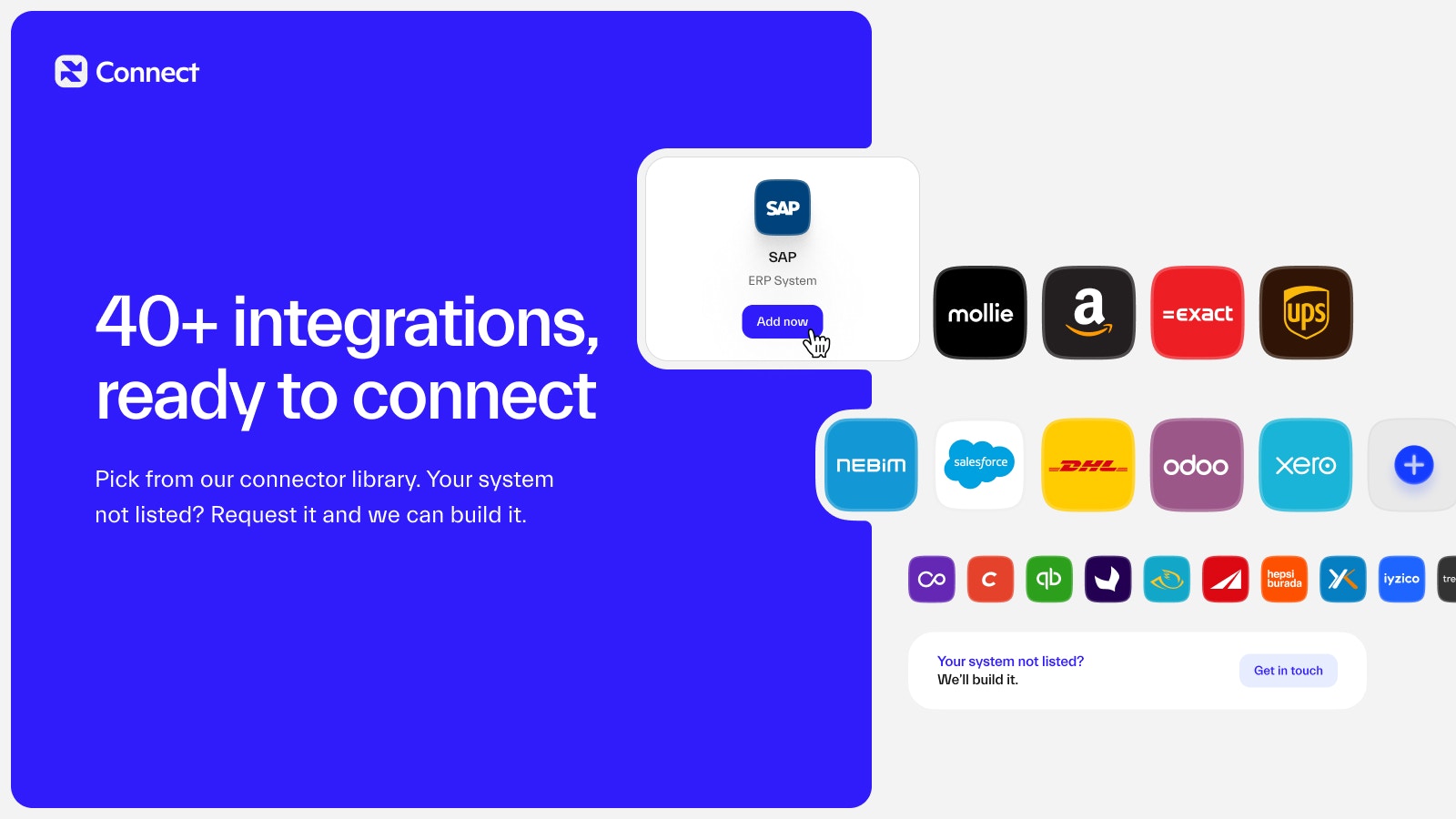 Galantis Connect integrations