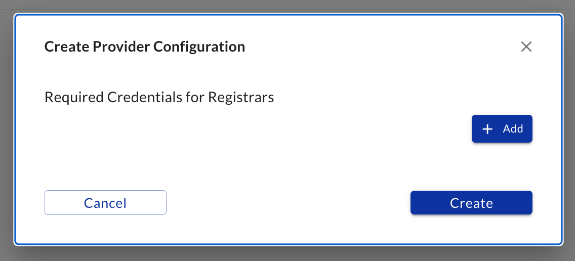 Provider configuration step 2