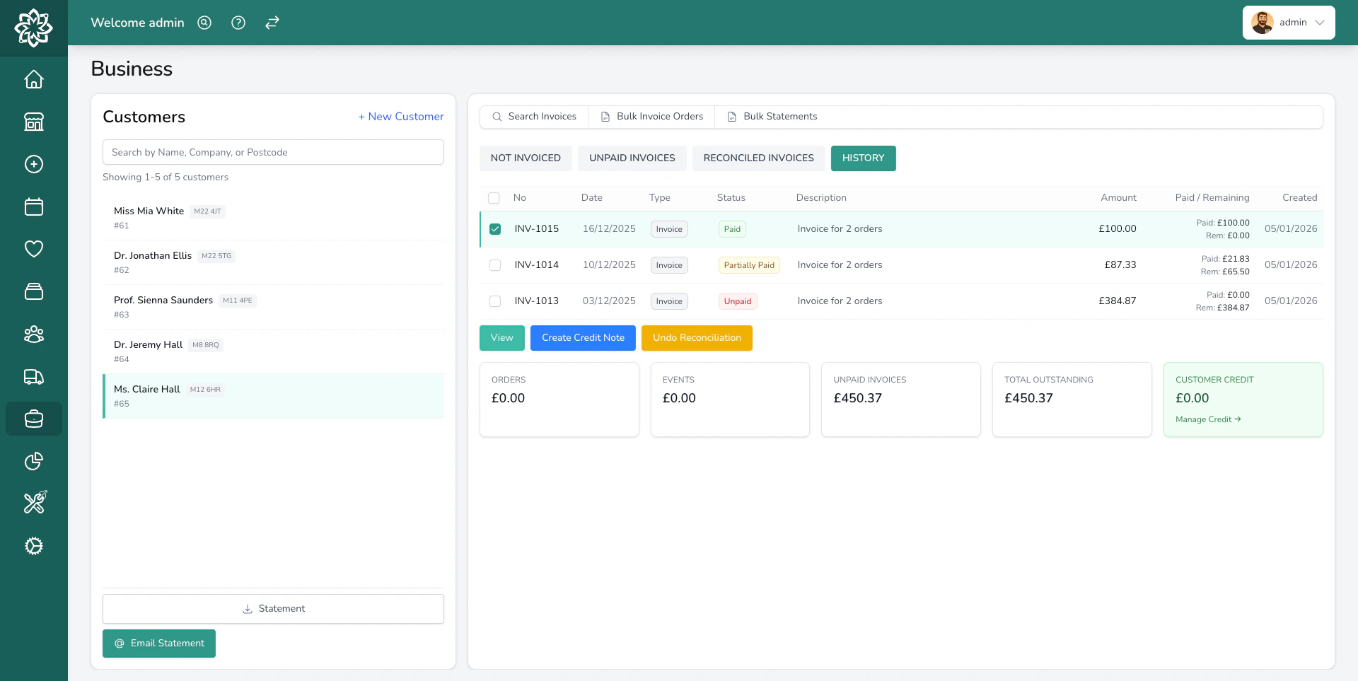 Branding settings with logo upload and colour options