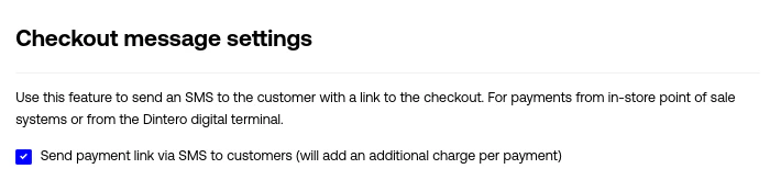 Enable SMS/Push in payment profile via Backoffice