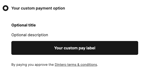 Express payment option revealed