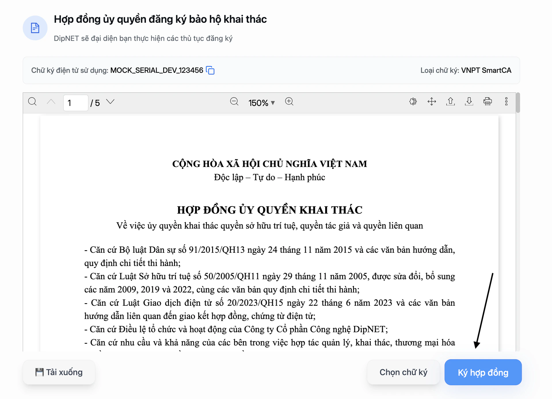 Uỷ quyền khai thác