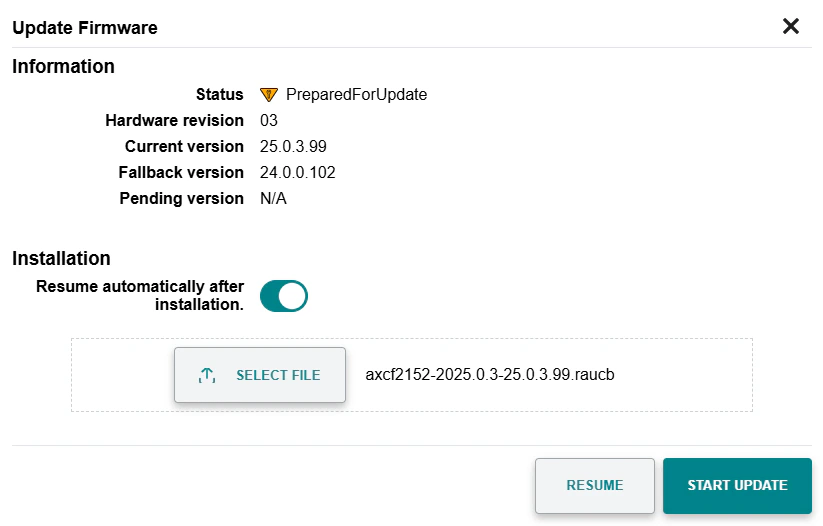 Firmware Update