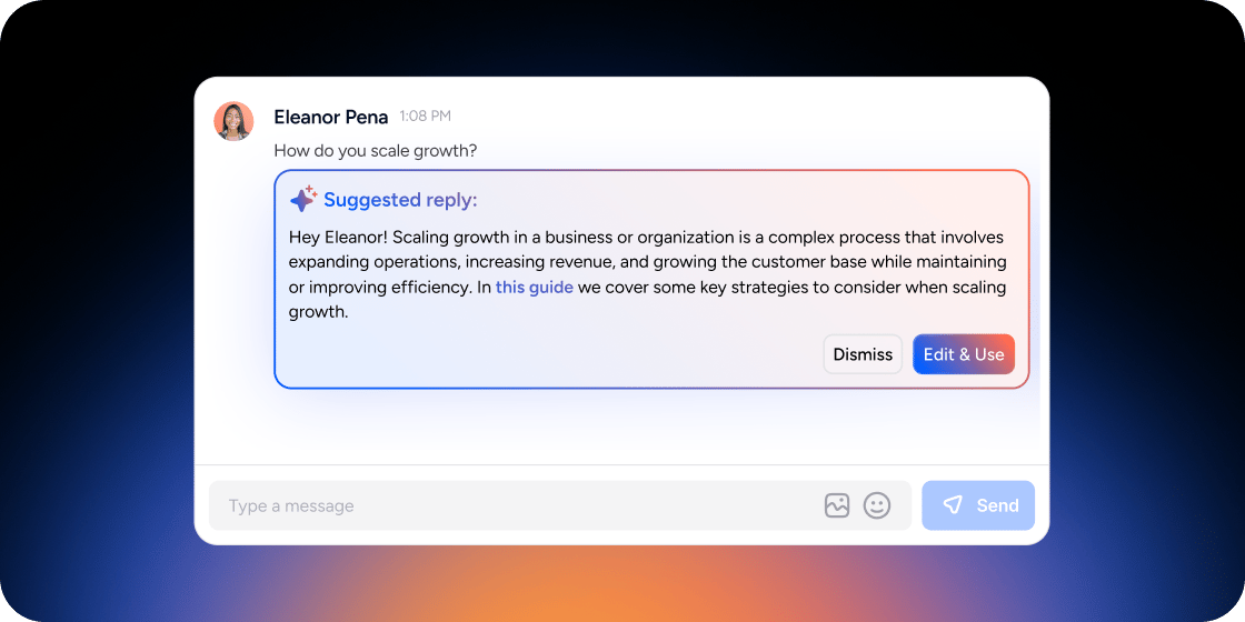 AI Suggested Replies