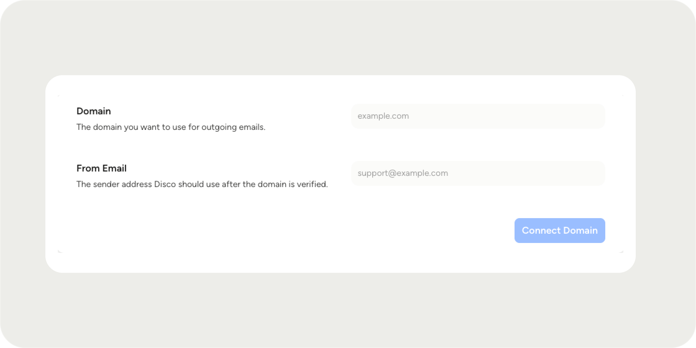 Custom Email