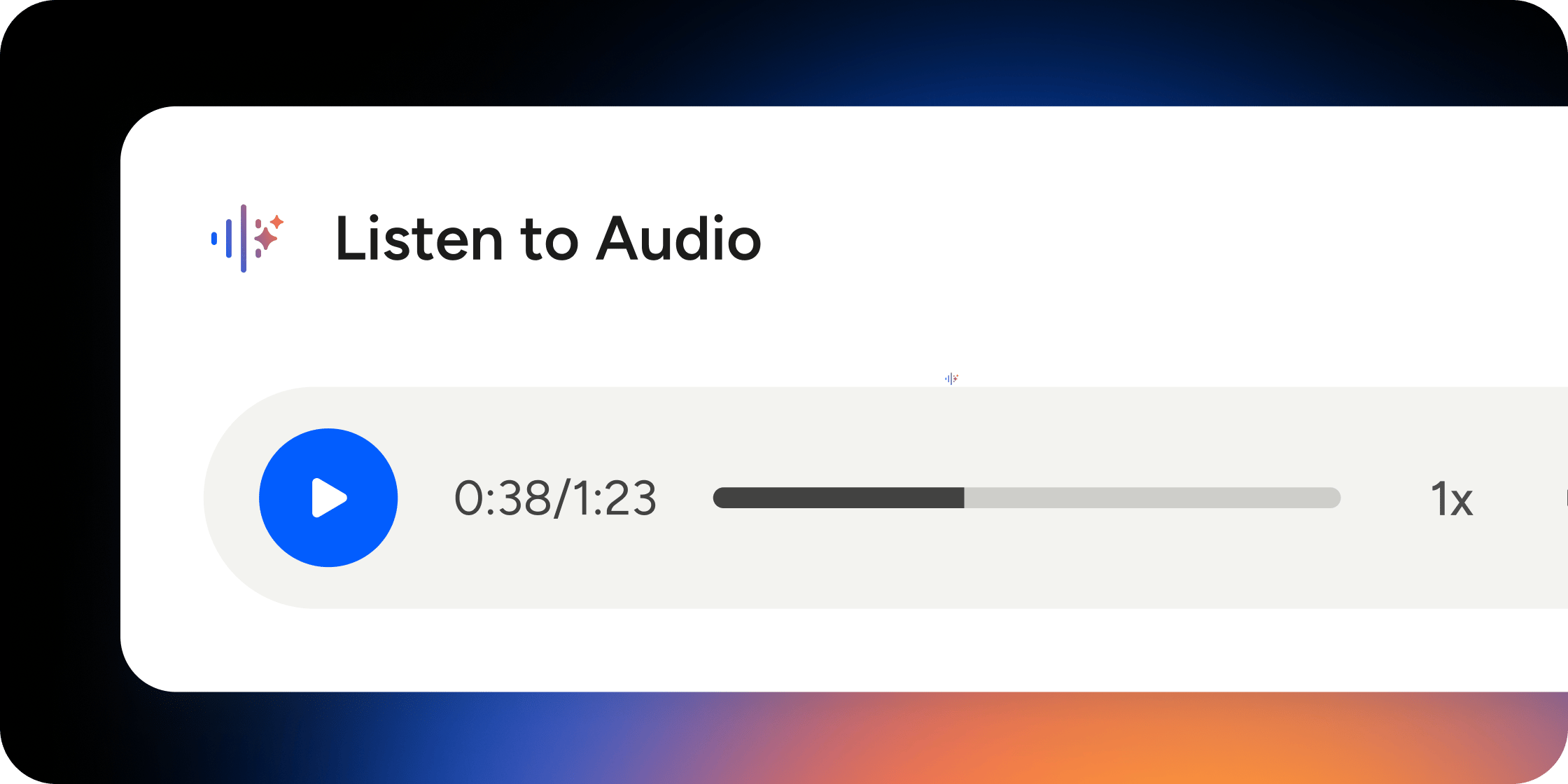 AI Audio Narration