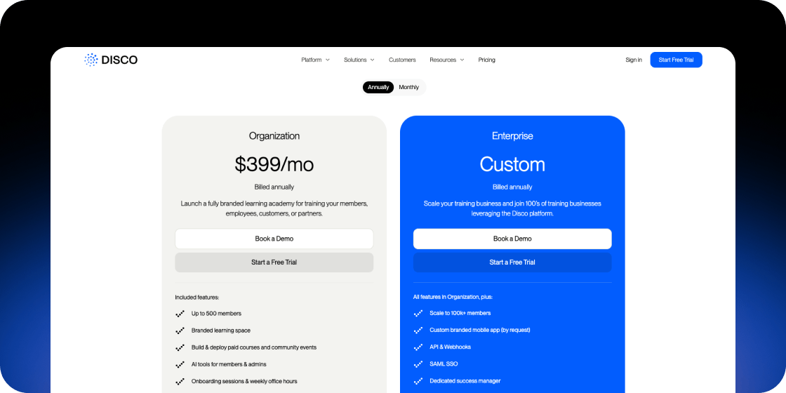 Pricing & Biling
