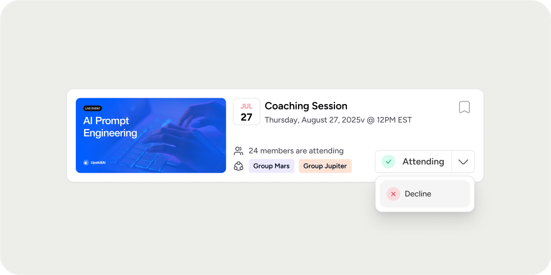 Event RSVP Status