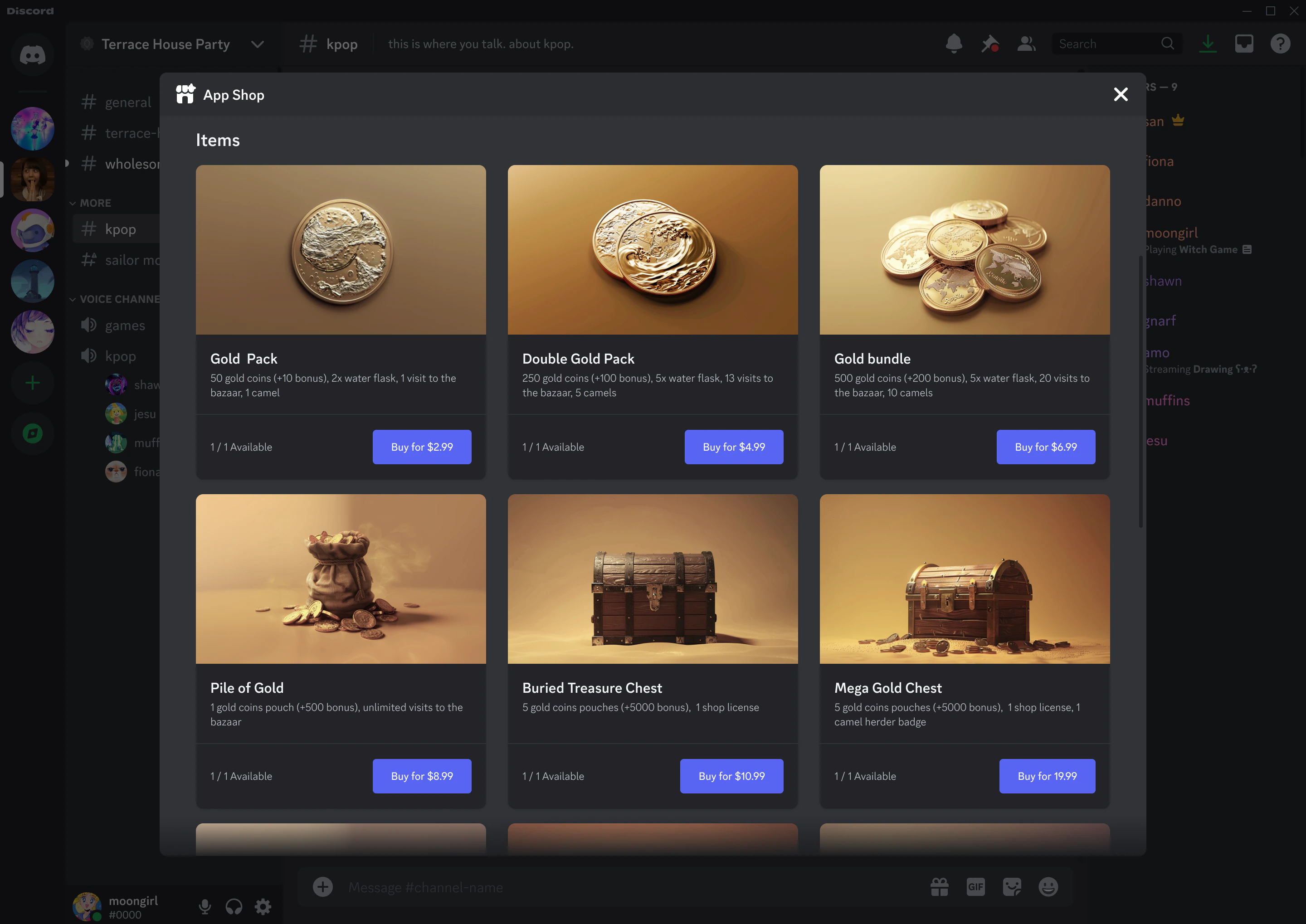 Items in your Store View