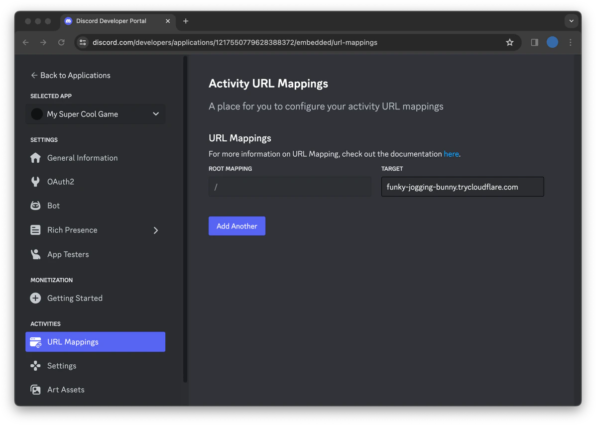 Configuring your URL Mapping
